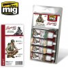 AMMO by MIG Jimenez Sada akrylových farieb Ammo Figures - US Forces Uniforms Colors WW2