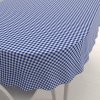 Biante Bavlnený oválny obrus Sandra SA-057 Modro-biele kocky 120x160 cm