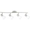 PREZENT 65003 AIDA 4xE14/40W,NICKEL SATIN/WHITE