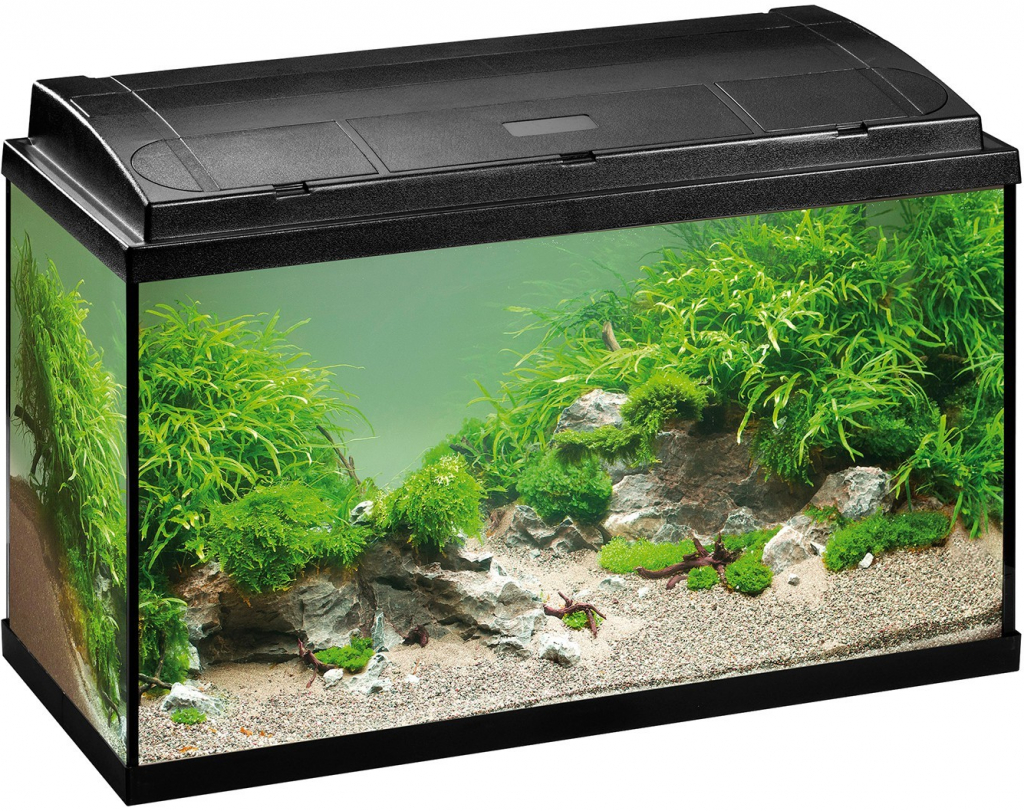 Eheim Aquapro LED akvarijný set čierny 80 x 35 x 45 cm, 126 l