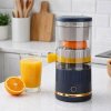 Automatický odšťavovač na citrusy 500 ml – tmavomodrý (Bezdrôtový elektrický lis na pomaranče, citróny a limetky s výkonom 45W)