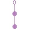 ToyJoy Rock & Roll Balls Venušine guličky Violet, silikónové Kegelove guličky 20 cm x 3,5 cm