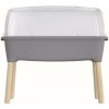 Prosperplast Sadbovač RESPANA PLANTER WOOD HIGH SET, 78 cm, sivý kameň