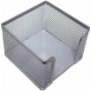 Drôtený stojan na blok ’kocka’ 95x80x95mm strieborný