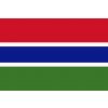 Gambia vlajka - 100 x 150 cm - tunel, karabína