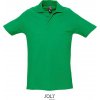 SOL´S SPRING II / Pánska polokošeľa s bočnými rázporkami - kelly green XL