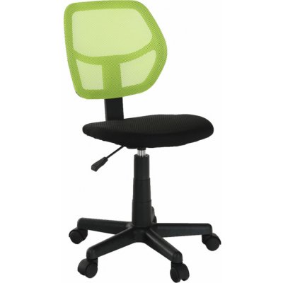 Tempo Kondela Otočná stolička, zelená/čierna, MESH
