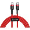 Baseus CATKLF-H09 USB-C / USB-C 60W QC 3.0, 2m, červený