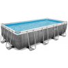 Bestway® Bazén Bestway Power Steel 56996, filter, pumpa, rebrík, dávkovač, plachta, 4.88m x 2,44m x 1.22m