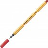 Liner STABILO Point 88 červený - 1 kus - 1 KS - oranžová - 0,4 mm - 0.4 milimetra - červená - písanie, kreslenie - Stabilo - STABILO point liner 88 neon STABILO