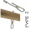 KBT Hojdačkový hák skrutka / matka O140 mm M12 typ J