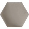 Čalúnený panel Hexagón | Sivá - 4 cm