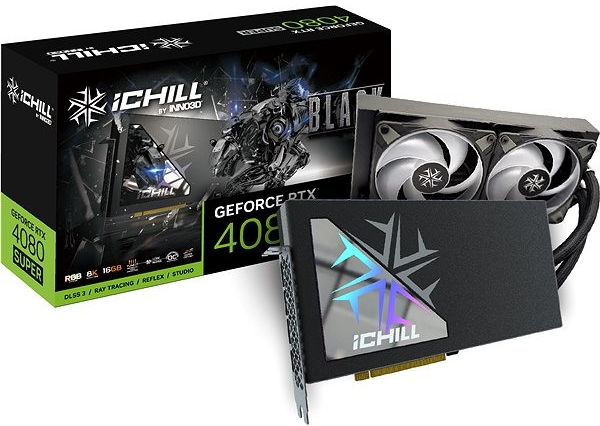 Inno3D GeForce RTX 4080 SUPER iChill Black 16GB GDDR6X C408SB-166XX-18700006