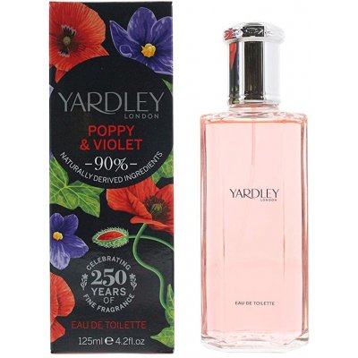 Yardley of London English Poppy&Violet toaletná voda dámska 125 ml
