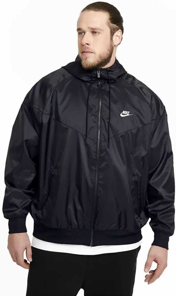 Nike bunda Sportswear Heritage Essen Black Čierna