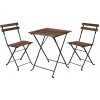 PROGARDEN Zahradní nábytek BISTRO skládací sada 3 ks KO-VN3000010