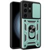 Kryt Magnetic Holder Armor na Samsung Galaxy S24 Ultra 5G - Zelená