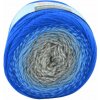YarnArt Flowers Merino 534 Tmavo modrá, sivá