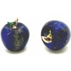 Lapis Lazuli Ametyst Apple of Knowledge prívesok, prírodný kameň 2,7 x 15 mm, kameň harmónie