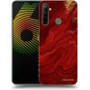Picasee silikónový prehľadný obal pre Realme 6i - Red