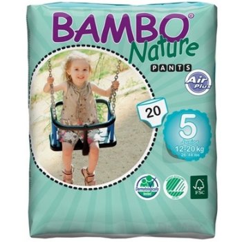 Bambo Nature Junior plenkové kalhotky 12-22 kg 54 ks