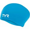 TYR Junior LONG HAIR SILICONE CAP- Blue (10-16rokov)