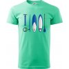 Paddleboard set - Klasické pánske tričko vyššej gramáže - XL ( Mätová )