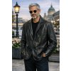 Max Original Leather Pánske kožené sako MASSIMO black