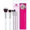 Dermacol Brushes darčeková kazeta pre ženy kozmetický štetec D51 + kozmetický štetec D55 1 ks + kozmetický štetec D82 1 ks + kozmetický štetec D81 1 ks + kozmetický štetec D83 1 ks 1 ks