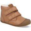 Bundgaard Detské Zimné Barefoot Topánky Petit Winter Cognac