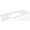 Sapho Brahea doska Rockstone 111,6 x 51,5 cm biela matná BT112-0101
