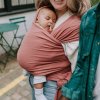 BOBA Nosič detí / šatka Classic Wrap - Pink BOB-WRP-WW-ZZ-66