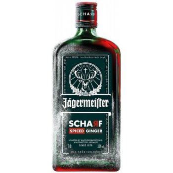 Jägermeister Scharf Hot Ginger 33% 1 l (čistá fľaša)