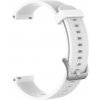 BStrap Silicone Land remienok na Garmin Vivoactive 3, white SGA005C03