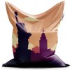 Sablio Sedací vak Classic New York Socha svobody Art 150x100 cm