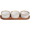 EXCELLENT HOUSEWARE Servírovací misky s podnosem sada 4 ks KO-278000760