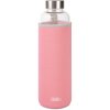 Sklenená fľaša neopren ružová 500 ml