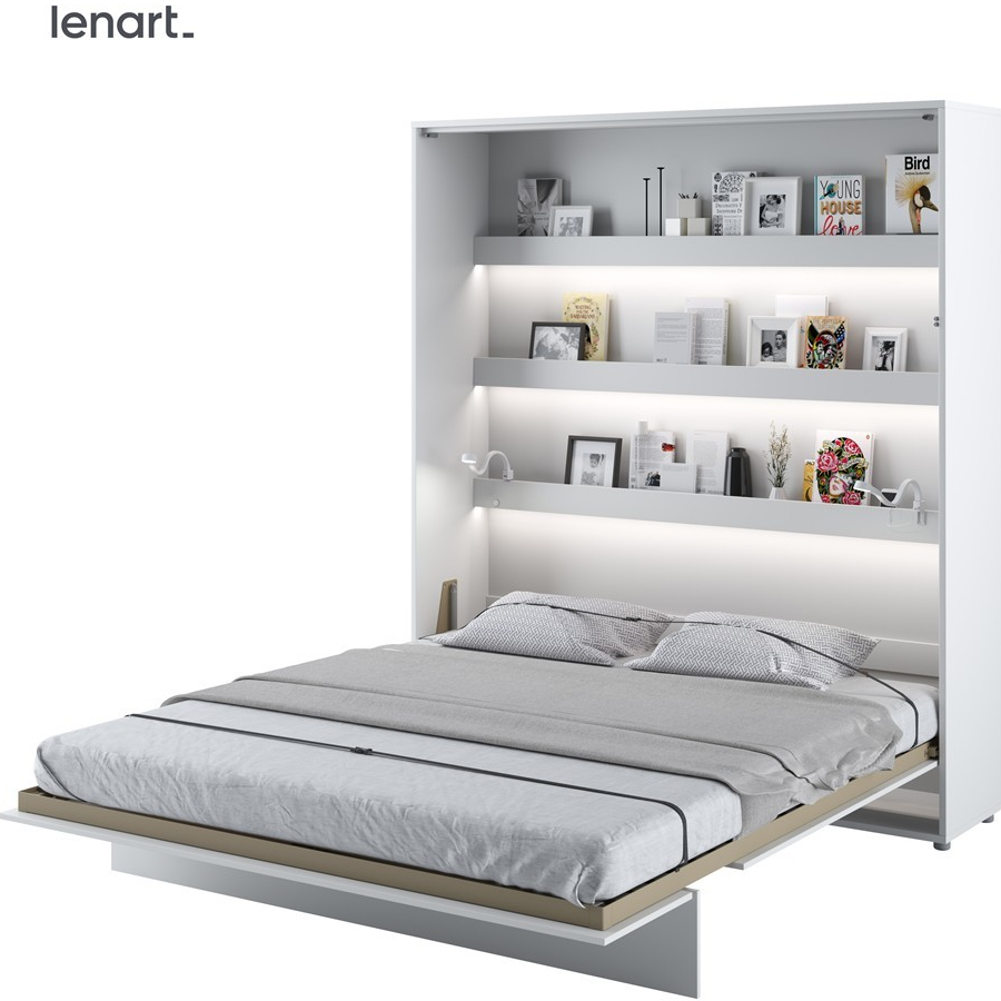 Dig-net nábytok Lenart Bed Concept BC-13p biely lesk