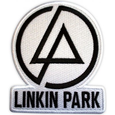 Nažehlovačka Linkin Park - Concentric Text Logo, Biela,Univerzálna