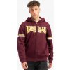Lonsdale Men's hooded zipsweat jacket regular fit tmavočervená XL Lonsdale 4255581538169