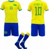 Jaks detský futbalový dres s pokolienkami Neymar JR Brazília komplet