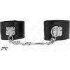 Kink - Wrist Restraints With Padlock Closure Black Adjustable 16-23 Cm X 5.5 Cm