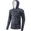 GIANTS FISHING - Funkčné tričko s dlhým rukávom UV50+Hoodie Camo Grey veľ. S