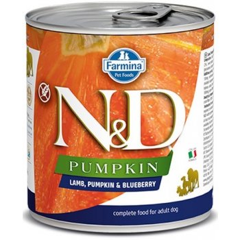 N&D DOG Pumpkin Adult Lamb & Blueberry 285 g