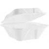 MENU BOX BAGASSE BURGER 17x17 800ml 50ks VW