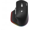 ACER bezdrátová myš Easy Fit Mouse, ergonomická, 4000dpi, 6 tlačítek, RGB, 10m dosah, USB-C, BT, Black HP.EXPBG.021