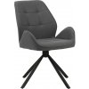 Jedálenská stolička Orinoco, šedá látka