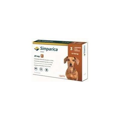 Simparica 20 mg žuv.tbl. pre psy >5-10 kg, 3 x 20 mg