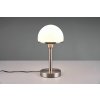 TRIO 592300107 JOOST II dotyková stolná lampička 1xE27 matný nikel/biela ON/OFF