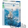 Ravensburger Zámok Neuschwanstein v zime 1500 dielov